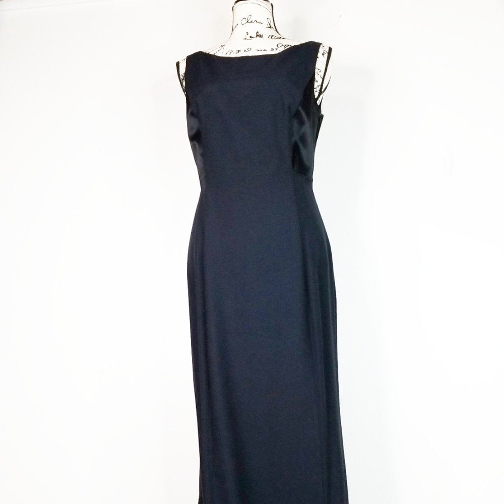 VIRGO II ▪︎ Full Length Cocktail Dress, open back